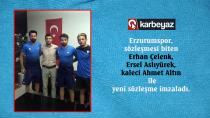 B.B.Erzurumspor, üç oyuncusu ile yeni sözleşme imzaladı