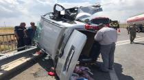 Kars'a taziyeye giden aile kaza yaptı: 3 ölü, 3 yaralı