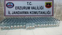 Erzurum’da 161 şişe kaçak alkol ele geçirildi