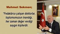 Başkan Sekmen’den 14 Mart Tıp Bayramı mesajı