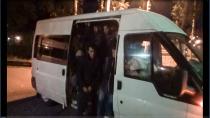 Erzurum'da 53 yabancı uyruklu şahıs yakalandı