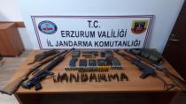 Erzurum Tekman'da silah kaçakçılarına operasyon yapıldı