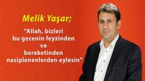 Çat Belediye Başkanı Yaşar'dan Kandil mesajı