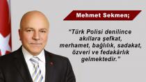 Başkan Sekmen’den polis haftası mesajı