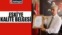 ESKİ ISO 9001 kalite yönetim belgesi aldı